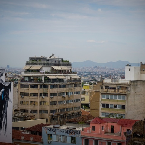 Κτίρια στο κέντρο της Αθήνας