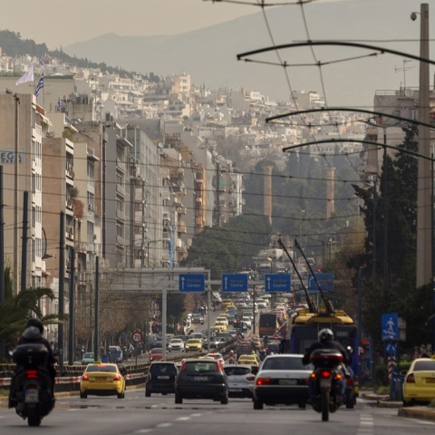 Αφρικανική σκόνη στο κέντρο της Αθήνας
