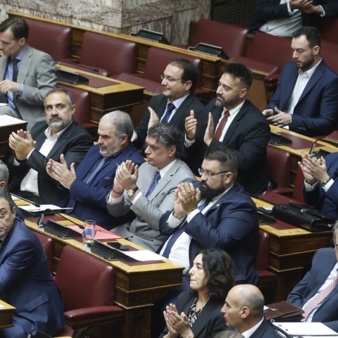 Οι βουλευτές του κόμματος «Σπαρτιάτες»