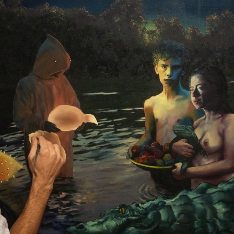 Θοδωρής Μπαργιώτας, "Bayou betrothal (La sposa dell alligatore)"