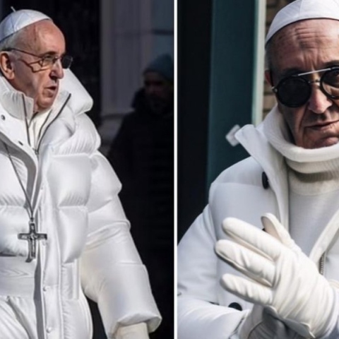 Οι φωτογραφίες του Πάπα Φραγκίσκου με εντελώς διαφορετικό ντύσιμο ήταν αποτέλεσμα της τεχνητής νοημοσύνης