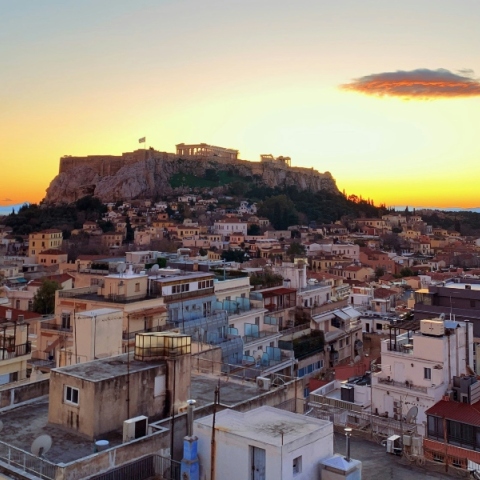 Άποψη της Αθήνας από ψηλά 