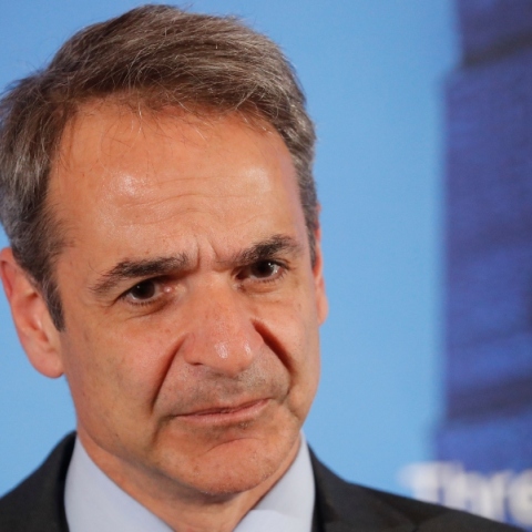 O Κυριάκος Μητσοτάκης στο Βίλνιους