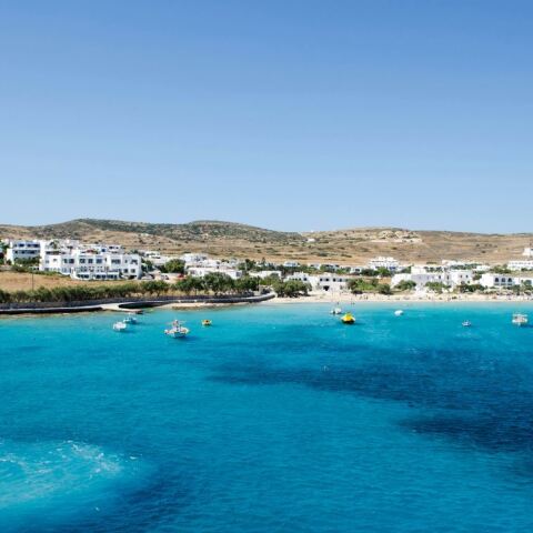 Άποψη από το λιμάνι στα Κουφονήσια προσεγγίζοντάς το