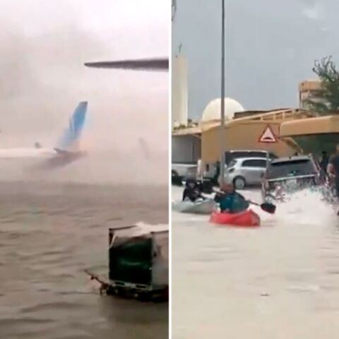 Εικόνες από το πλημμυρισμένο Ντουμπάι