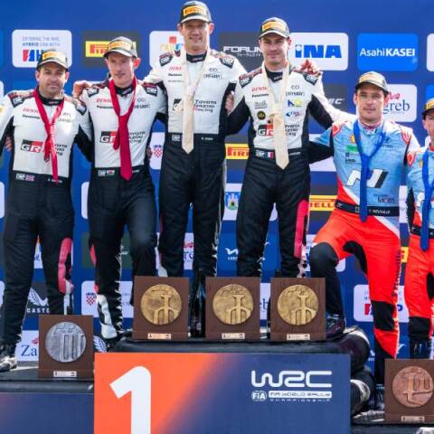 O Sebastien Ogier κερδίζει το Ράλι Κροατίας