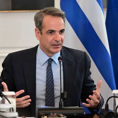 Ο Κυριάκος Μητσοτάκης στο υπουργικό Συμβούλιο