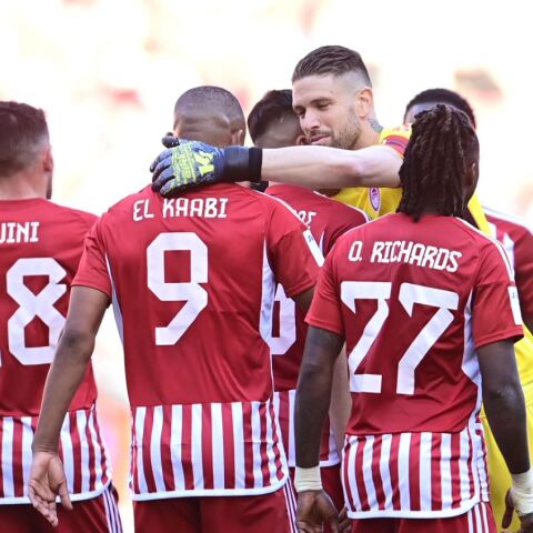 Οι παίκτες του Ολυμπιακού