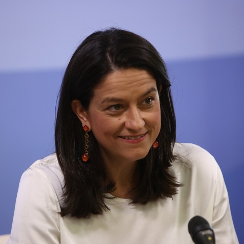 Η υπουργός Εσωτερικών, Νίκη Κεραμέως