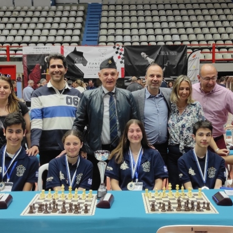 Θεσσαλονίκη: Πρωταθλητές στο σκάκι μαθητές  Γυμνασίου