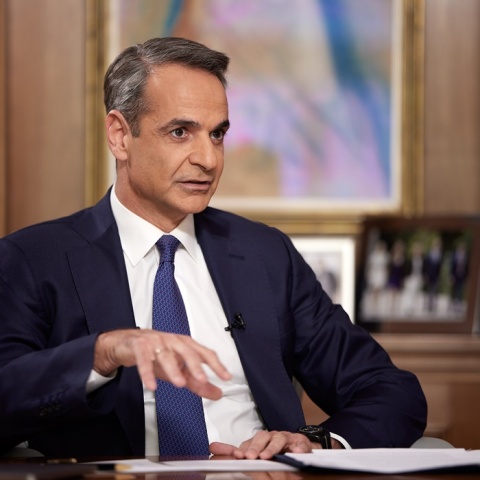 Ο πρωθυπουργός Κυριάκος Μητσοτάκης