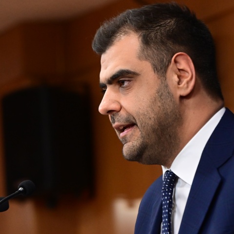 Ο κυβερνητικός εκπρόσωπος, Παύλος Μαρινάκης