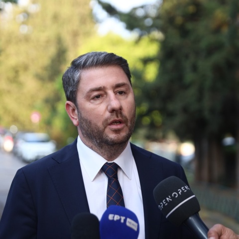 Ο πρόεδρος του ΠΑΣΟΚ - ΚΙΝΑΛ, Νίκος Ανδρουλάκης