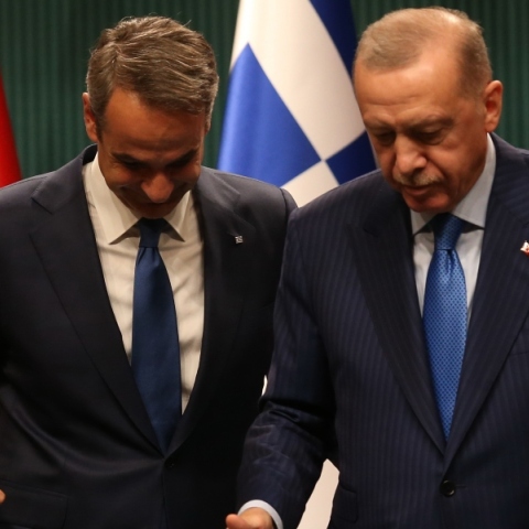 Συνάντηση Μητσοτάκη - Ερντογάν