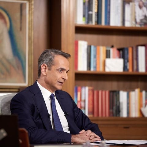 Ο πρωθυπουργός Κυριάκος Μητσοτάκης