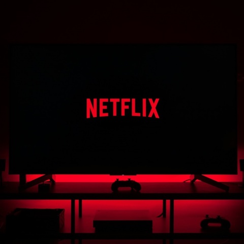 Οθόνη που δείχνει το λογότυπο του Netflix
