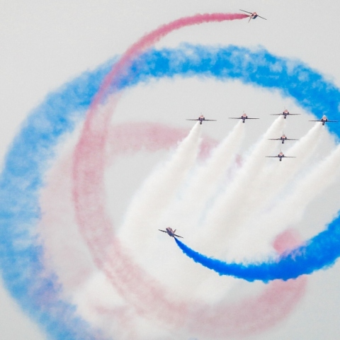  «Red Arrows»: Αεροπορική επίδειξη στον Φλοίσβο
