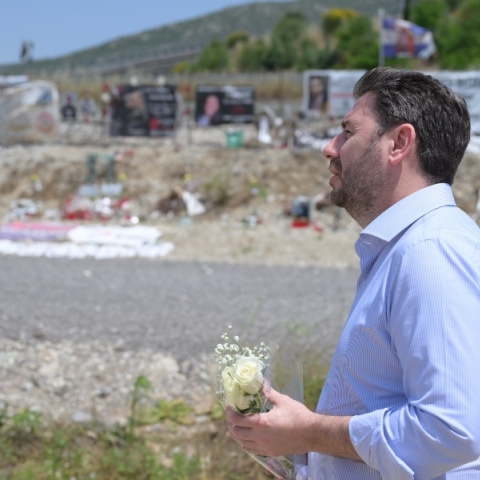 Ανδρουλάκης - Τέμπη: Θα δώσουμε αγώνα για διαφάνεια και δικαιοσύνη