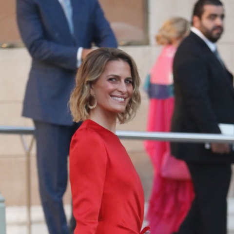 Η Τατιάνα Μπλάτνικ χαμογελαστή σε παλαιότερη δημόσια εμφάνισή της