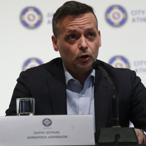 Ο Δήμαρχος Αθηναίων Χάρης Δούκας