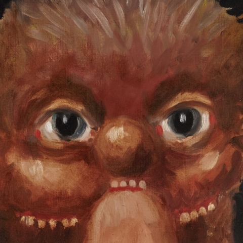 George Condo, "The Satyr", λεπτομέρεια