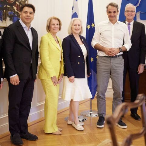 Κυριάκος Μητσοτάκης: Με αντιπροσωπεία του αμερικανικού Κογκρέσου υπό τον γερουσιαστή Τζέρι Μόραν συναντήθηκε ο πρωθυπουργός