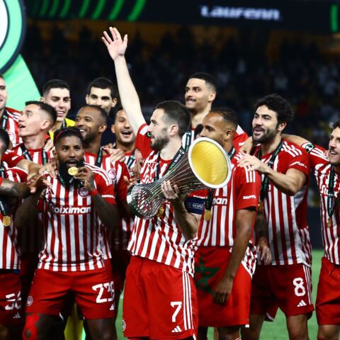 Ολυμπιακός: Τα ποσοστά τηλεθέασης του τελικού του Conference League