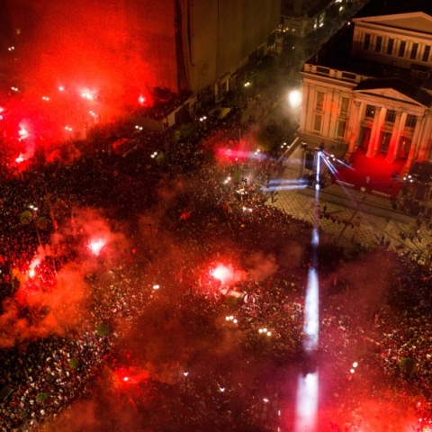 Ολυμπιακός: Βίντεο από τη στιγμή που μπήκε το γκολ στον Πειραιά