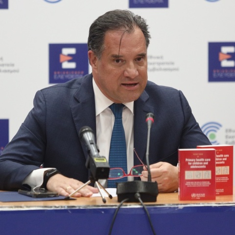 Ο υπουργός Υγείας, Άδωνις Γεωργιάδης