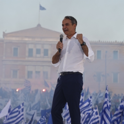 Μητσοτάκης: Η κεντρική ομιλία στο Σύνταγμα για τις Ευρωεκλογές 2024