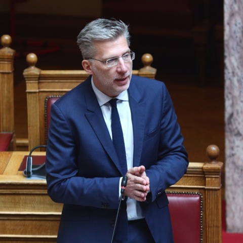 Ο υπουργός Επικρατείας, Άκης Σκέρτσος