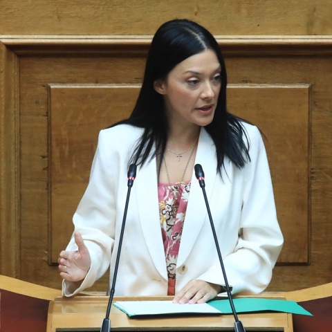 Η βουλεύτρια του ΠΑΣΟΚ, Νάντια Γιαννακοπούλου
