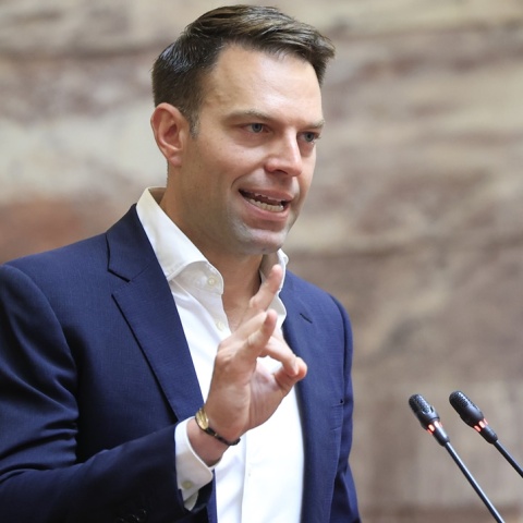 Ο πρόεδρος του ΣΥΡΙΖΑ, Στέφανος Κασσελάκης