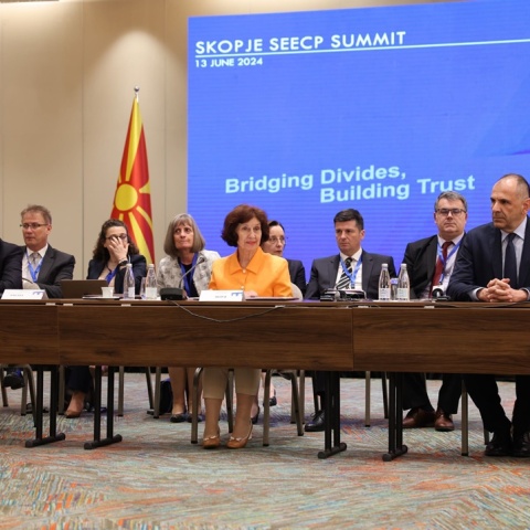 Η πρόεδρος της Βόρειας Μακεδονίας, Γκορντάνα Σιλιάνοφσκα