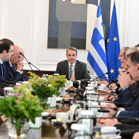 H πρώτη συνεδρίαση του υπουργικού συμβουλίου μετά τον ανασχηματισμό