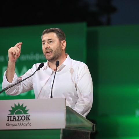 Ο πρόεδρος του ΠΑΣΟΚ, Νίκος Ανδρουλάκης