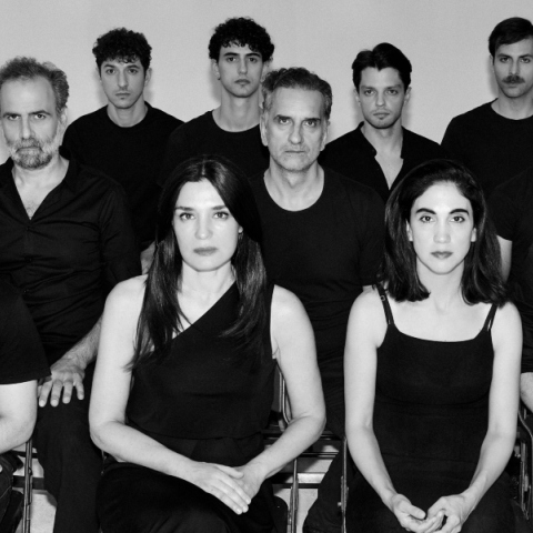 Οι ηθοποιοί της «Ιφιγένειας εν Αυλίδι» που ανεβαίνει στην Επίδαυρο σε σκηνοθεσία Τιμοφέι Κουλιάμπιν 