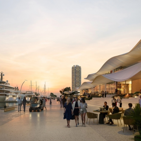 H Riviera Galleria φέρει την υπογραφή του κορυφαίου, διεθνούς φήμης Ιάπωνα αρχιτέκτονα Kengo Kuma