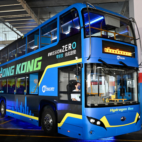 Λεωφορείο υδρογόνου στους δρόμους του Χονγκ Κονγκ