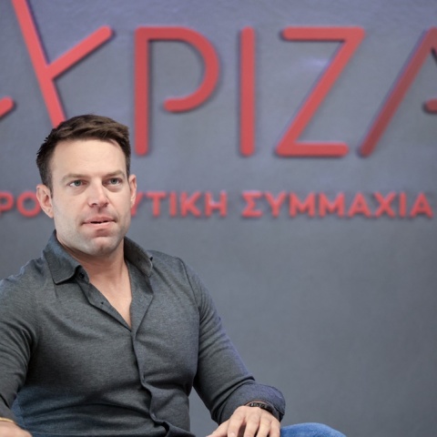 Ο πρόεδρος του ΣΥΡΙΖΑ, Στέφανος Κασσελάκης