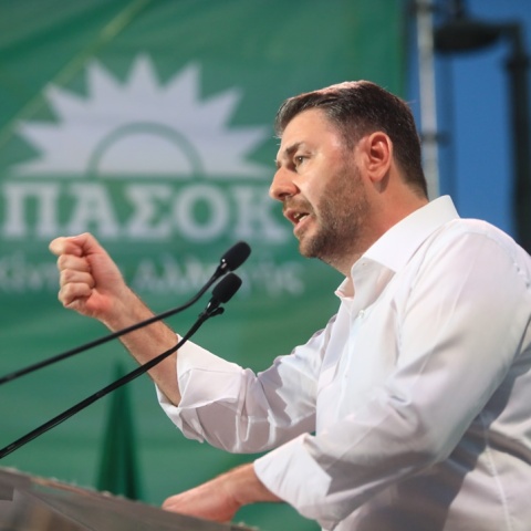 Ο πρόεδρος τουΠΑΣΟΚ, Νίκος Ανδρουλάκης