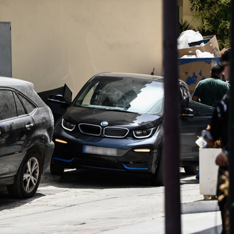 Το όχημα στο οποίο εκτελέστηκε ο 54χρονος τοπογράφος Παναγιώτης Στάθης στο Ψυχικό