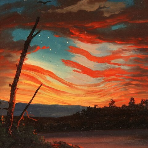 Frederic Edwin Church, «Our Banner in the Sky»