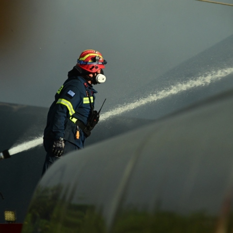 Φωτιά τώρα στο Μαρκόπουλο 