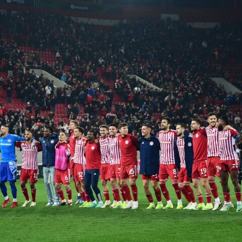 Οι παίκτες του Ολυμπιακού