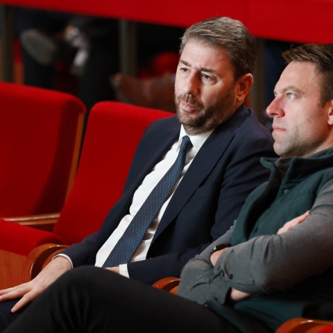 Νίκος Ανδρουλάκης (αριστερά) και Στέφανος Κασσελάκης