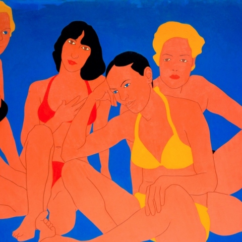 Νικίας Σκαπινάκης, "Λουόμενες"