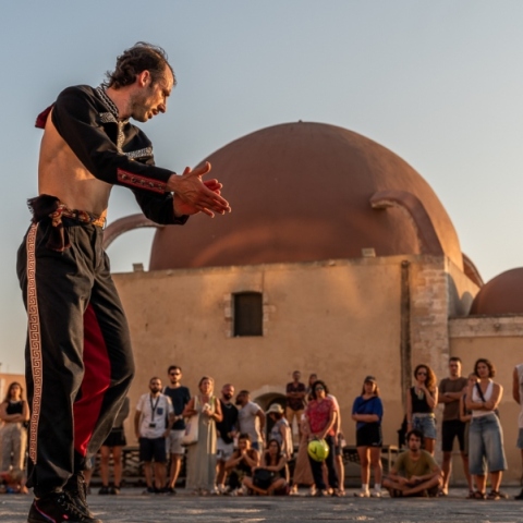 Ο Alvaro Silva στο σόλο "EURO" στο Dance Days Chania 2024