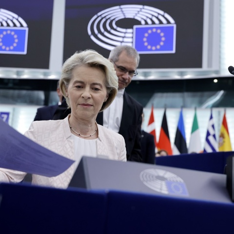Η πρόεδρος της Ευρωπαϊκής Επιτροπής, Ούρσουλα φον ντερ Λάιεν