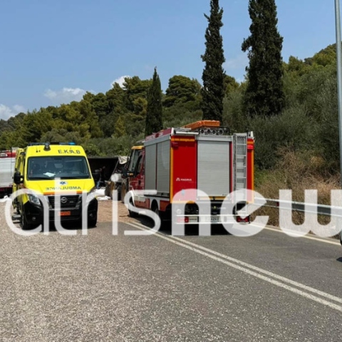 Ηλεία: Πολύνεκρο δυστύχημα στην Ε.Ο. Πύργου - Κυπαρισσίας